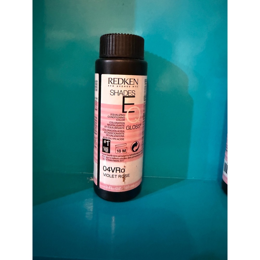 Redken‎ Shades EQ Gloss 04VRo Violet Rose Demi-Permanent Hair Color shine